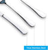 4PCS Premium Travel Utensils With Case, Stainless Steel Reusable Portable Utensils Set With Case, Lengnoyp Travel Silverware Set With Case for Lun...