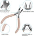 Set of 9 Jewelry Making Tools Kit, lyfLux Jewelry Pliers with Jewelry Beading Wire, Includes Chain Nose Pliers, Round Nose Pliers, Wire Cutters an...