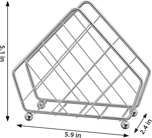 Vertical Napkin Holder for Dining Table Décor, Freestanding Metal Paper Holder for Kitchen Countertop, Heavy Duty Napkin Paper Organizer, Durable ...