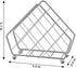 Vertical Napkin Holder for Dining Table Décor, Freestanding Metal Paper Holder for Kitchen Countertop, Heavy Duty Napkin Paper Organizer, Durable ...