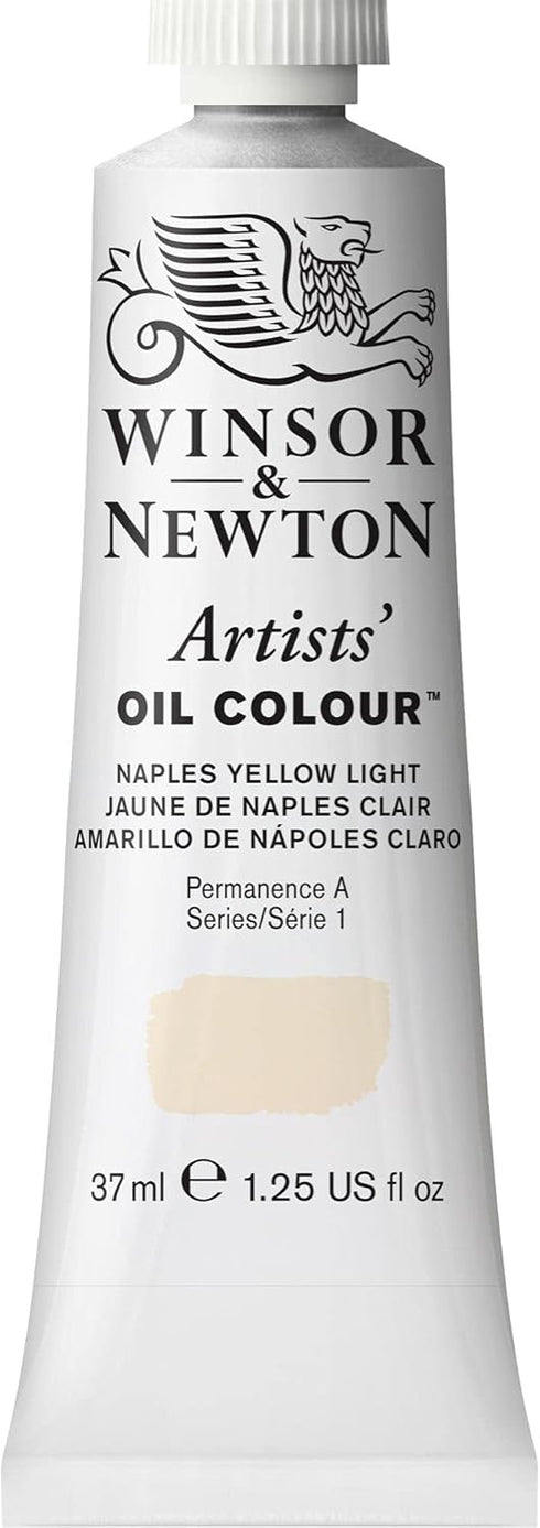 Winsor & Newton Artists' Oil Color, 37ml (1.25 oz) Tube, Naples Yellow Light...