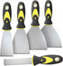 5Pcs Putty Knife, Set, 1" 2" 3" 4" 5" Scraper, Spackle Knife, Paint Scraper, Scraper Tool, No Rusting, Perfect For Repairing Drywall, Removing Wal...