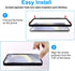 T Tersely [2+2 Pack 9H Tempered Glass Privacy Screen Protector for Samsung Galaxy S24 Plus 5G, with Installation Alignment Frame, Support Fingerpr...
