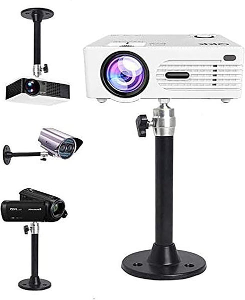 2-Be-Best Mini Projector Mount Projector Ceiling Mount Black 7.9 in / 20 cm 360° Adjustable Projectors Wall Mounts Hanger Holder for LED LCD Video...