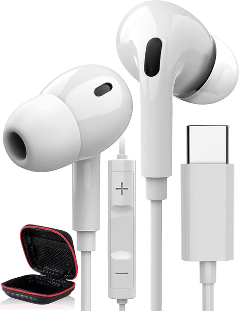 COOYA USB C Headphones Type C Wired Earbuds for Samsung S24 Ultra S23 S22 S21 S20 A54 Galaxy Flip5 4 DAC HiFi Stereo Headsets+Mic in-Ear Earphones...