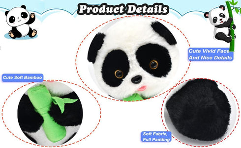9.8'' Stuffed Plush Panda Dolls, Cute Soft Animals Plushie Bear Toys, Gifts for Kids, Child, Birthday, Christmas, Home Decor...