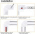90 Degree Corner Connectors for V Shape LED Aluminum Channel System 16x16mm with Angle Turning Solution (Pack of 10)...