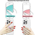 Transparent Clear Phone Ring Grips Holder Kickstand, Finger Ring Stand for Cell Phone Tablet Case Accessories Round (1PCS Colorful Ring)...