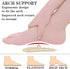 Correct-Position Gel Arch Support Insoles: Plantar Fasciitis & Flat Feet Relief, Adhesive Foot Pads for Pressure-Free Comfort- 6 Pairs (Clear*2+Be...