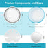 Denture Case & Cup, Travel Retainer Case with Mirror, No-Leak False Teeth Cleaning Container: Full & Partial Dentures Soaking, Denture Bath Holder...