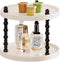 2 Tier Makeup Organizer, Skincare Make Up Storage Perfume Organizers Tray for Vanity Dresser Bathroom Counter, Cute Cosmetic Lotion Beauty Counter...