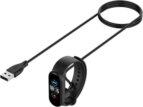 Compatible with Xiaomi Mi Band 5 Charger, Xiaomi Mi Band 5 6 7 USB Magnetic Charging Cable Replacement Charge Cord Dock 1.64ft / 50cm (2)...