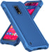 for BLU View 4 case, with Tempered Glass Screen Protector 360 Full-Body Soft TPU Bumper Shockproof Silicone Protective Phone Cover Case for BLU Vi...