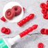 20Pcs Red Adhesives Sealers Caulk Tip Covers Caulk Cap for Seal Caulking Tubes,Protective Cover Hardware Caulk Saver Sealer Caps Nozzle Sealant Pr...