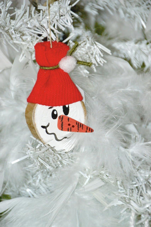 200 Pieces Christmas Carrot Nose Buttons Christmas Wooden Buttons DIY Ornament Christmas Snowman DIY Decoration Craft, 4 Sizes, 2 Styles...
