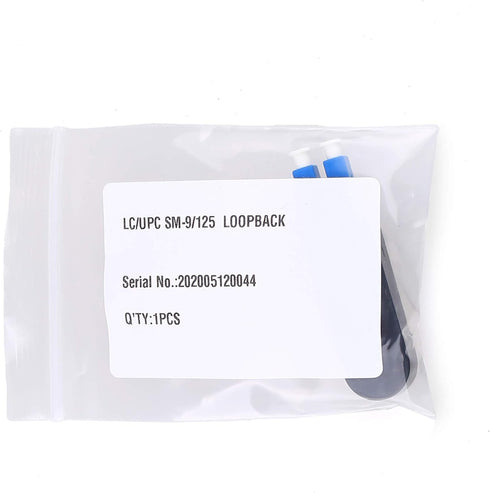 KELUSHI LC/UPC SM MM OM3 OM4 Fiber Optic Adapter Loopback Adapter Connector (1pcs) (Type: LC/UPC SM-9/125)...