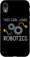 iPhone XR Funny Robotics For Girls Kid Robots Engineering Robot Lovers Case...