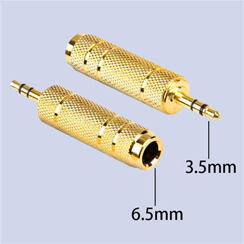 Headphone Adapter 6.35mm Male to 3.5mm Female Stereo Audio Aux Adapter 1/8 Inch to 1/4 Inch Headphone Jack Adapter for Guitar Amplifier, Headphone...
