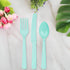 Assorted Robin's Egg Blue Plastic Cutlery (Pack of 24) - Elegant, Durable & Disposable Party Supplies for Every Occasion...