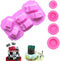 5Pcs/set Different Tire Wheel Carton Car Shape Boy Toy for Baking Fondant Birthday Theme Party Pudding Cake Bread Tart Soap Pie Drop Glue Decor Si...