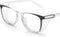 TOREGE Clear Safety Glasses For Women, Stylish Safety Goggles Eye Protection With Anti-Fog And Anti-Blue Light Lens, Upgrade Gradient Protective E...