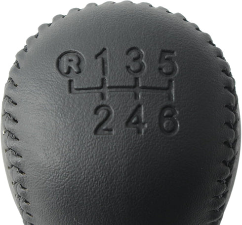 6 Speed Leather Manual Gear Shift Knob for Toyota for Tacoma 2005-2015, Black...