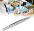 Stainless Steel Tweezers, High Accuracy Tweezers with Straight Tapered, Ultra Fine Point Forceps, hold 0.1mm fingerprint flying line, for Mobile P...