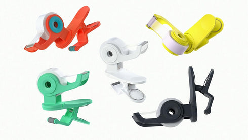 Scotch Desktop Tape Dispenser, White, Great for Gift Wrapping, 1 Dispenser (C19-CLIP-W-CCW)...