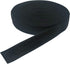 10 Yards Fold Over Elastic Stretch, Braided Elastic Ribbon for Hair Ties Headbands, Available in Various of Colours (Black, 5/8in)...