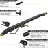 Rear Window Wiper Arm Blade Set Replacement For Cadillac Escalade,GMC Yukon,Chevy Tahoe Suburban,2007-2013 - Back Windshield Wiper Accessories OEM...