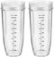 Replacement Part for Nutri Ninja Blender 2-Pack 32oz Replacement Cups Compatible with Nutri Ninja Auto-iQ Series Blenders...