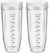 Replacement Part for Nutri Ninja Blender 2-Pack 32oz Replacement Cups Compatible with Nutri Ninja Auto-iQ Series Blenders...