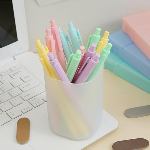 5pcs Gel Pens, Retractable Quick Dry Black Ink Pens Fine Point 0.5mm Premium Smooth Writing Pens for School Office Supplies (Macaron Color)...