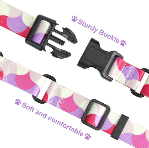 Martingale Dog Collars,Adjustable Soft Nylon Slip Collar Quick Release Buckle,No Pull Dog Training Collar for Large Medium Small Dogs...