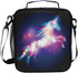Wamika Unicorn Magic Design With Stars Lunch Box Insulated Lunch Bag Large Freezable Mermaid Unicorn Rainbow Galaxy Space Lunch Bag Tote Cooler Lu...