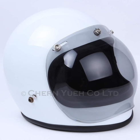 Motorcycle Helmet Bubble Shield Visor (Light Smoke)...