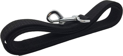 4FT/5FT/6FT Strong Dog Leash, Nylon Dog Leashes for Small Medium Large Dogs (Black, 1 in x 10 ft)...