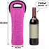 Wine Carriers and Totes 1 Bottle Pink Color Insulated Wine Bag with Handles Single Bottle Wine Cooler Bags for Travel...