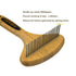 PROBUSINES-Bamboo Pet Brush, Dog Dehairing Rake - Knot Detangling For Dogs, Cats, Any Long-Haired Pet Breed - Undercoat Rake For Shedding And Goom...
