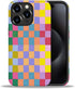 SEized Case Compatible with for iPhone 13 Pro,Happy Colorful Checkerboard Phone Case for Girl Women Boy Men,Durable Protection Case for iPhone 13 ...