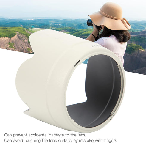 070 ET?83? Portable Flexible Reversible Camera Lens Hood Shade Protector for Canon EF 70?200mm F2.8 L USM Lens...