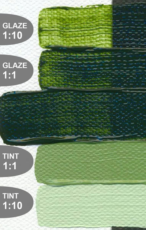 5 Oz Heavy Body Historical Hue Acrylic Paints Color: Sap Green Hue...