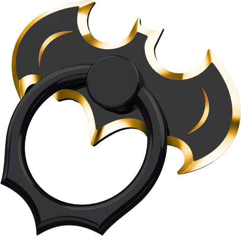 Bat Phone Ring Stand Holder - OATSBASF Cell Phone Ring Holder Finger Grip 360 Degree Rotation Compatible with iPhone 16/15/14/13/12 Pro Max and Ot...