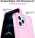 for iPhone 12 Pro Max Case Clear, Transparent Jelly Protective Silicone Phone Case with Design for Women Girly Cute Simple, Thin Slim Fit Soft Fle...