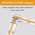 20pcs COB LED Light Strip Connectors 8mm 2Pin,Strip to Strip L-Shaped/Corner Connector LED Tape Light Connectors, Transparent Solderless Gapless N...
