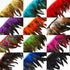 Sowder Rooster Hackle Feather Fringe Trim 5-7" in Width Pack of 5 Yards(Purple)...