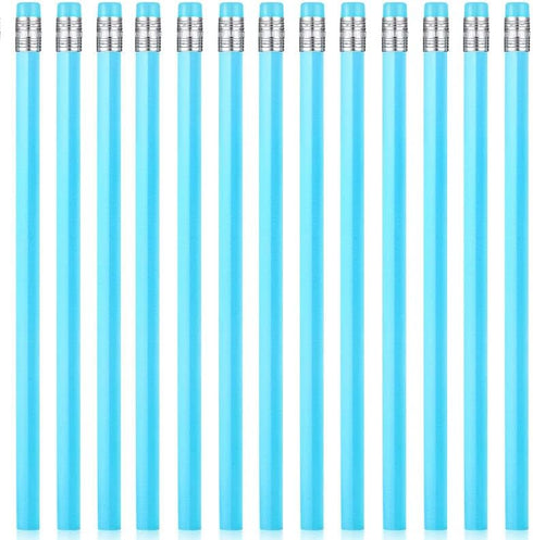 Tinlade 50 Pcs Triangular Grip Pencils Wedding Pencils HB Graphite Pencil Pack Wood Pencils with Eraser for School Drawing Sketching Bridal Baby S...