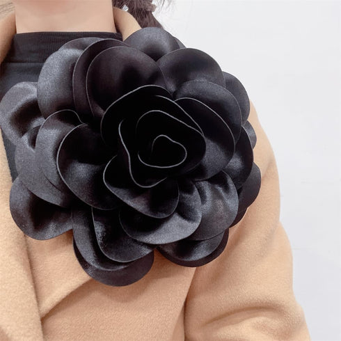 Flower Pins for Clothes, Extra Large Rose Flower Statement Dainty Elegant Brooches Pins for Women Party Prom Clothes Accessories Jewelry Gifts…...