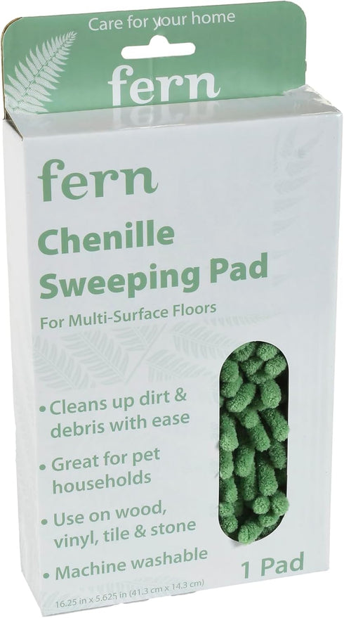 Fern MK27124 Chenille Mop Refill and Microfiber Sweeping Pad - Compatible with Fern 48" Mop Kits for Efficient Cleaning...
