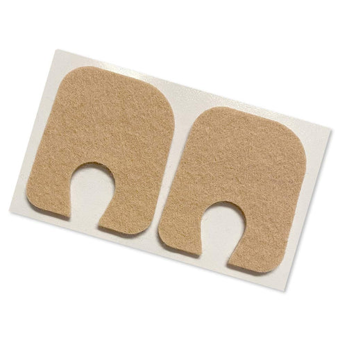 Aetna Foot Products - Adhesive Felt U-Shaped Callus or Toe Pads, Pack of 100, 1/8" Thick...